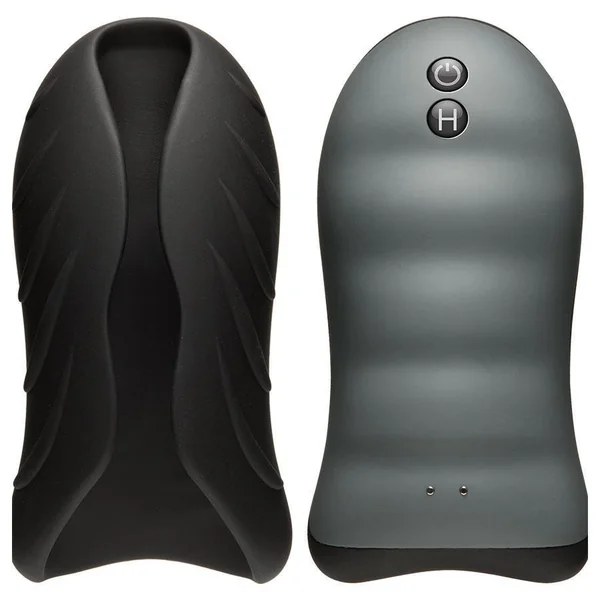Vibrating & Warming Handheld Silicone Male Masturbator by Optimale