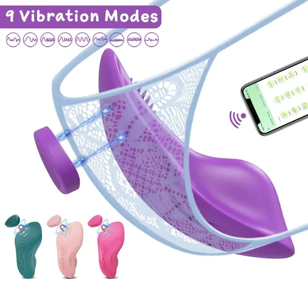 Vibrator with App Control Bluetooth Wearable Vibrator