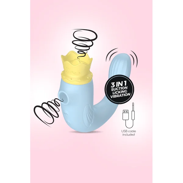 Vibratore succhiaclitoride 3in1 - Dory