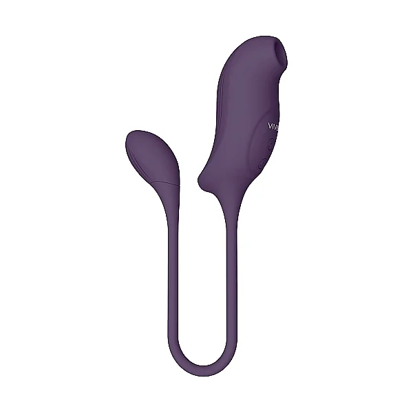 VIVE QUINO AIR WAVE/VIBRATING EGG VIBRATOR PURPLE