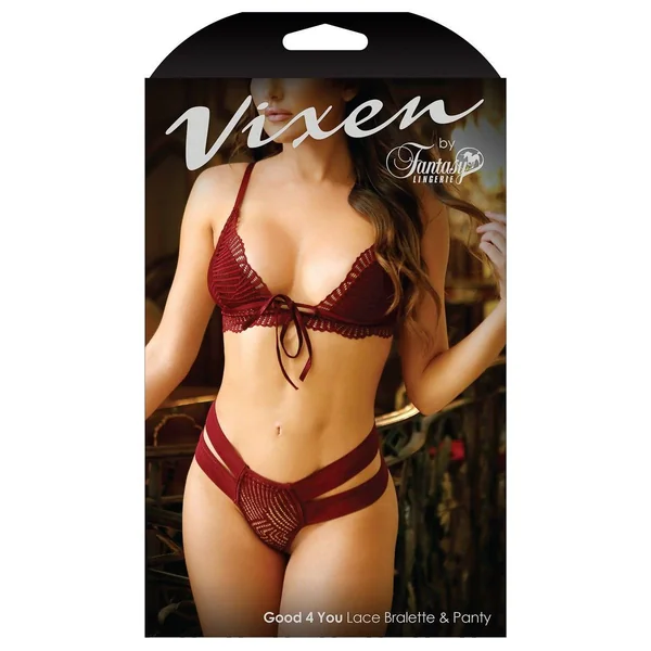 Vixen Good 4 You Bra & Panty Set by Fantasy Lingerie