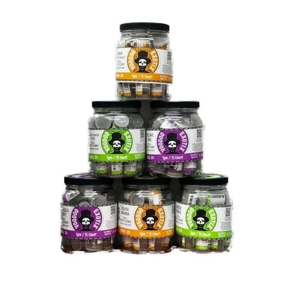 Voodoo Exotix 1g THC-A 15ct Exotic Flower Green Crack