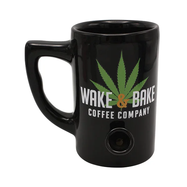 Wake & Bake Coffee Mug - 10 Oz Black