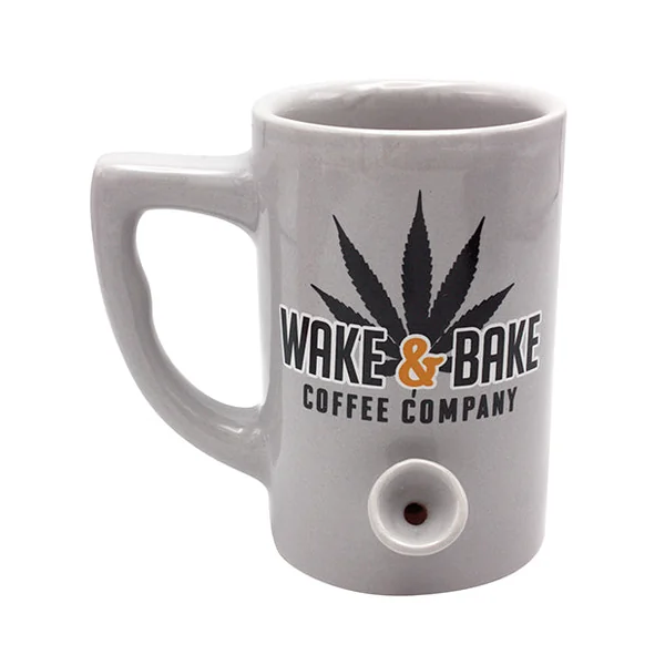 Wake & Bake Coffee Mug - 10 Oz Grey