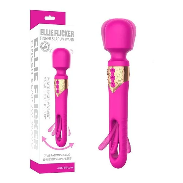 Wand 2 in 1 Vibrators - Secwell - Ellie Flicking Wand Powerful