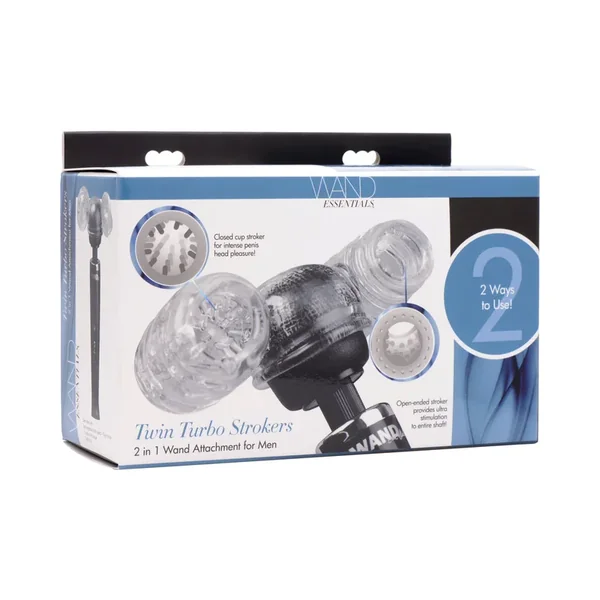 Wand Essentials Twin Turbo Strokers Attachment