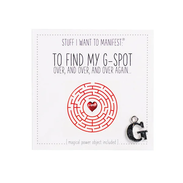 Warm Human Find My G Spot Mini Card & Charm