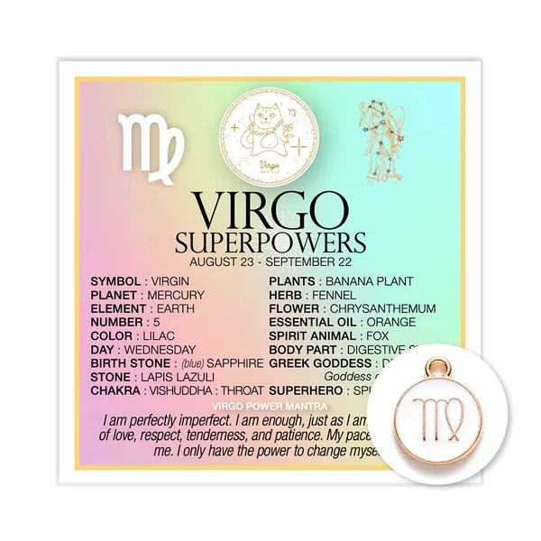 Warm Human – Mini Card Zodiac Virgo