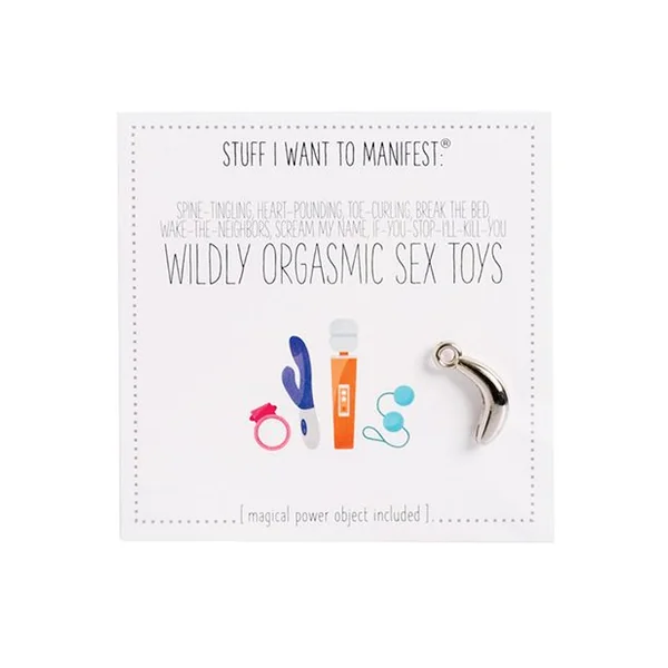 Warm Human Wildly Orgasmic Sex Toys Mini Card & Charm