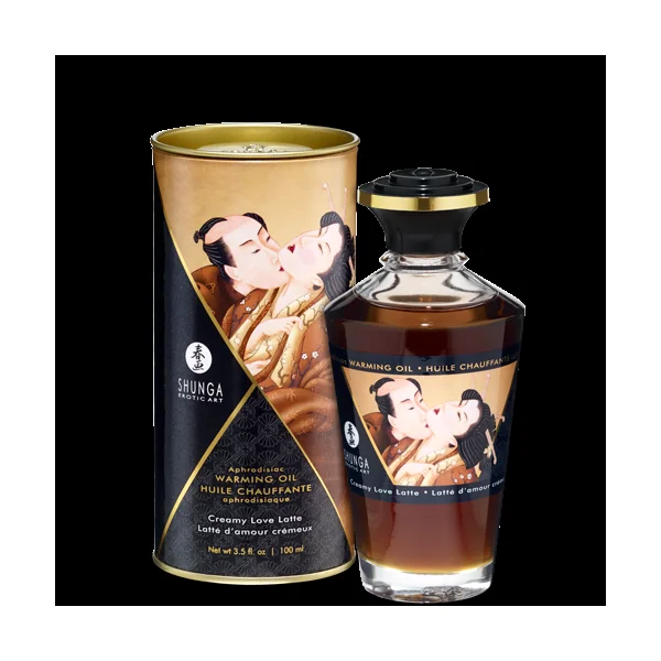 WARMING MASSAGE OIL LOVE LATTE 3.5 OZ