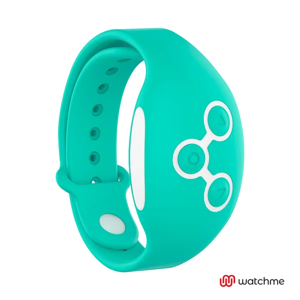 Watchme wireless technology remote control watch aquamarine silicone