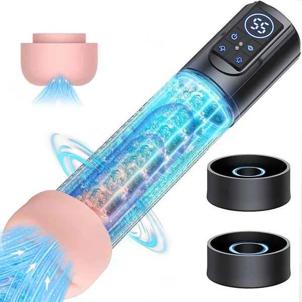 Waterproof Electric Penis Pump – Size & Performance Booster | Thirty Shades of Play
