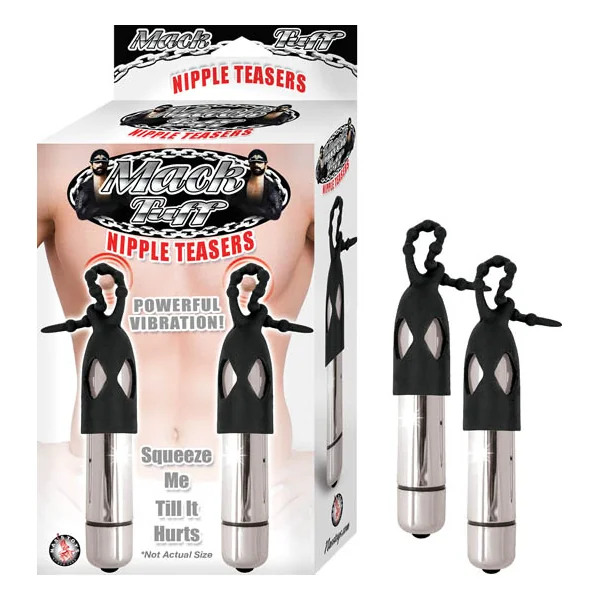 (WD) MACK TUFF NIPPLE TEASERS SILVER/BLACK