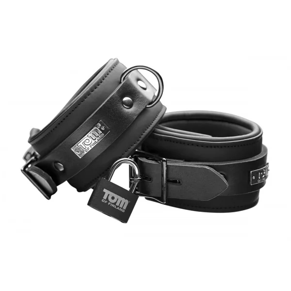 (WD) TOM OF FINLAND NEOPRENE A CUFFS W/LOCKS