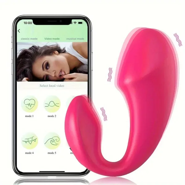 Wearable Bullet Vibrator Dual Motors Panty Vagina Stimulator Butt Plug Dildo