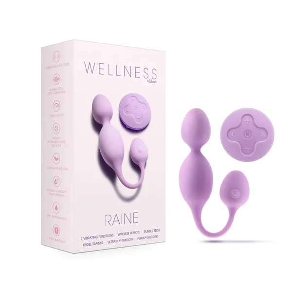 Wellness Raine Vibrating Kegel Balls by Blush Novelties