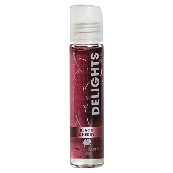 Wet Delights Flavored Lubricant - Black Cherry 1oz