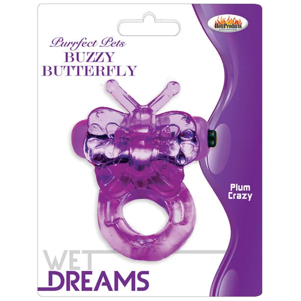 Wet Dreams Purrfect Pet Buzzy Butterfly - Magenta