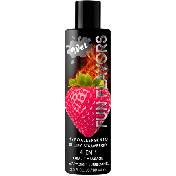 Wet Fun Flavors Sexy Strawberry - 3 Fl. Oz.