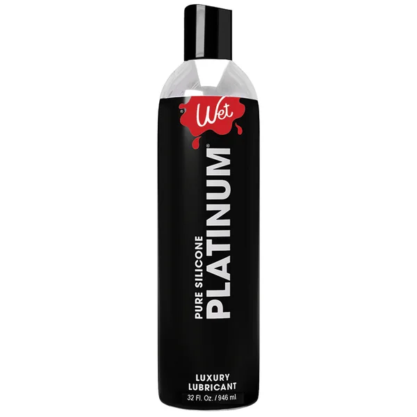 Wet Platinum Luxury Silicone Lubricant - 32oz