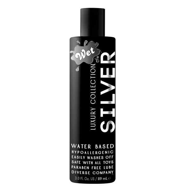 Wet Silver Water Based Luxury Lubricant - 3 Fl. Oz.
