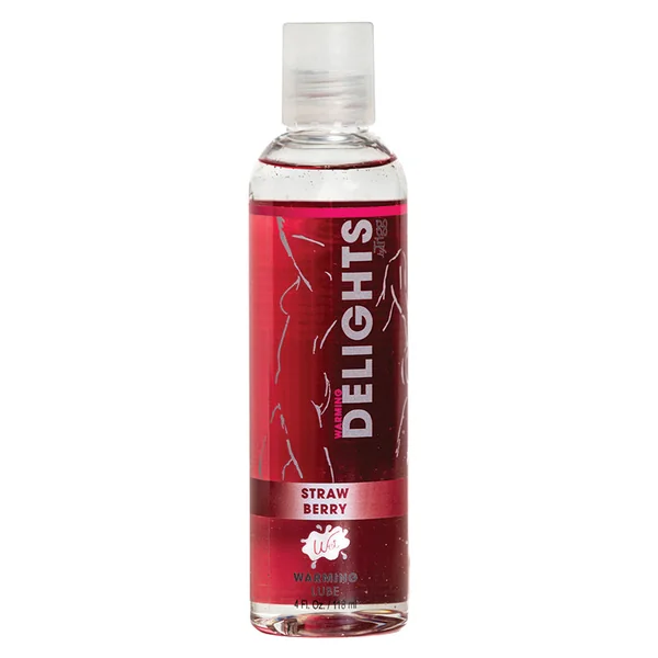 Wet Warming Delights Flavored Lubricant - Strawberry 4oz