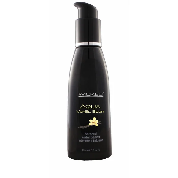 WICKED AQUA VANILLA BEAN LUBE 4 OZ