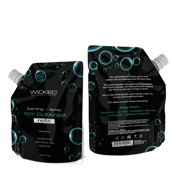 Wicked Foaming and Spray Toy Cleaner Refill Pouch 24oz