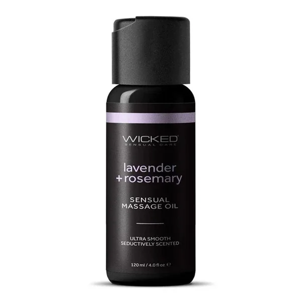 Wicked Lavender + Rosemary Sensual Vegan Massage Oil