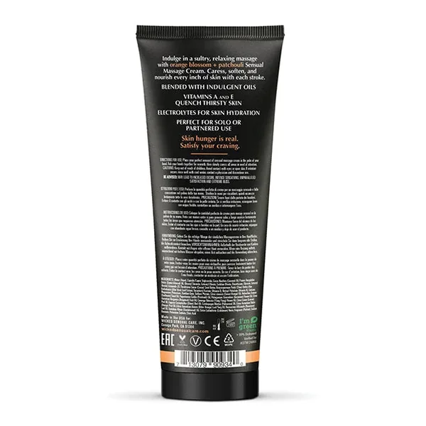 Wicked Sensual Care Orange Blossom & Patchouli Massage Cream – 4 oz