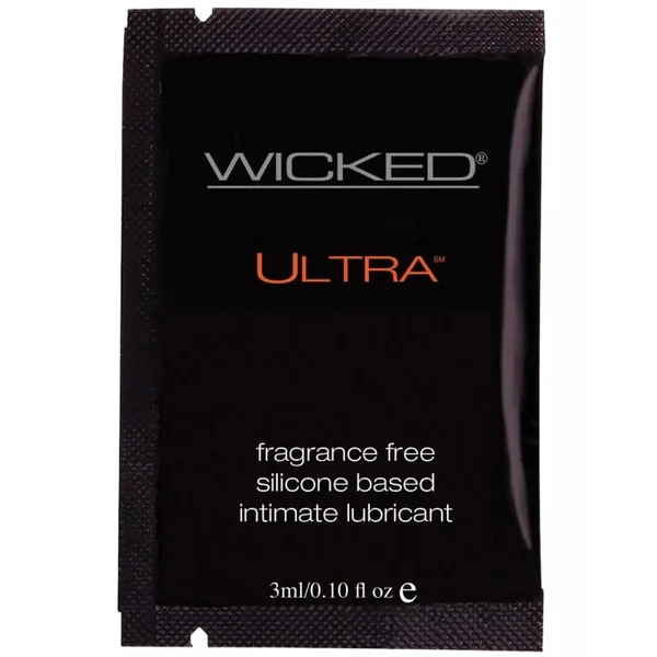 Wicked Sensual Care Ultra Silicone Based Lubricant – .1 oz Fragrance Free