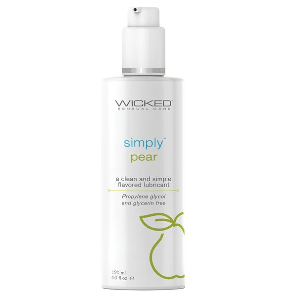 Wicked Simply Flavored Lubricant - Pear 4oz