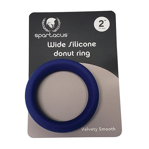 WIDE SILICONE DONUT RING BLUE 2 “
