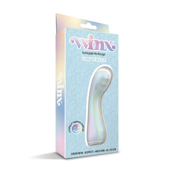 WINX Gee Whiz Squishy Silicone Vibrator – Multi-Color