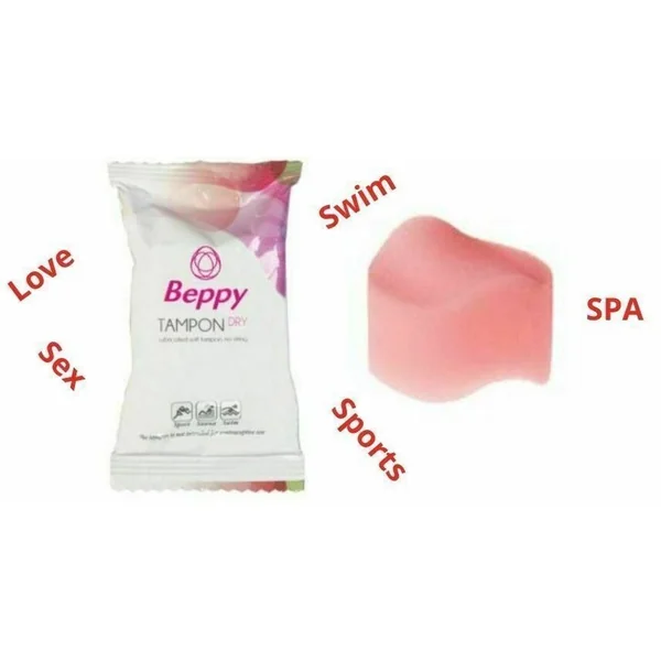 Women's Tampon Beppy Comfort Pads Period Tampons Sponge Stringless Dry Female