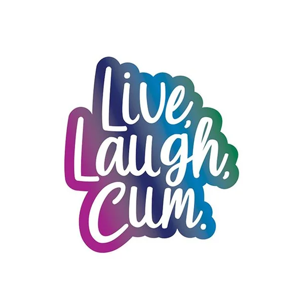 Wood Rocket Live Laugh Cum Large Pin