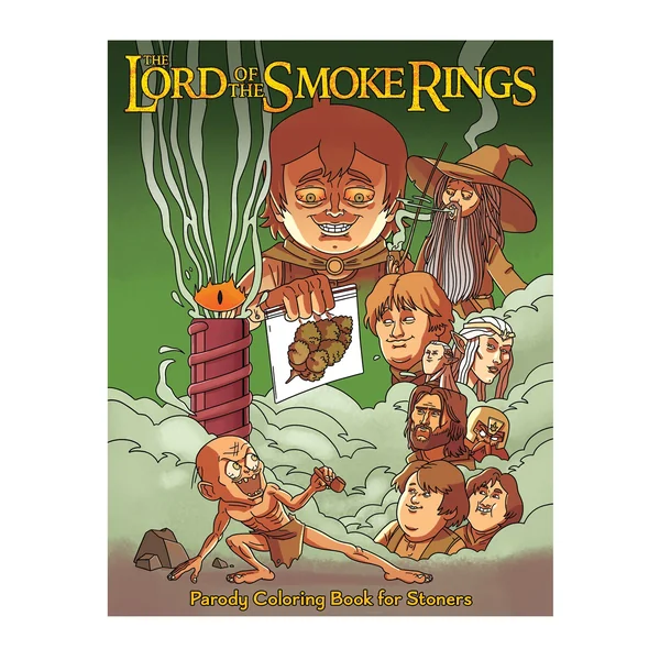 Wood Rocket The Lord of the Smoke Rings Coloring Book