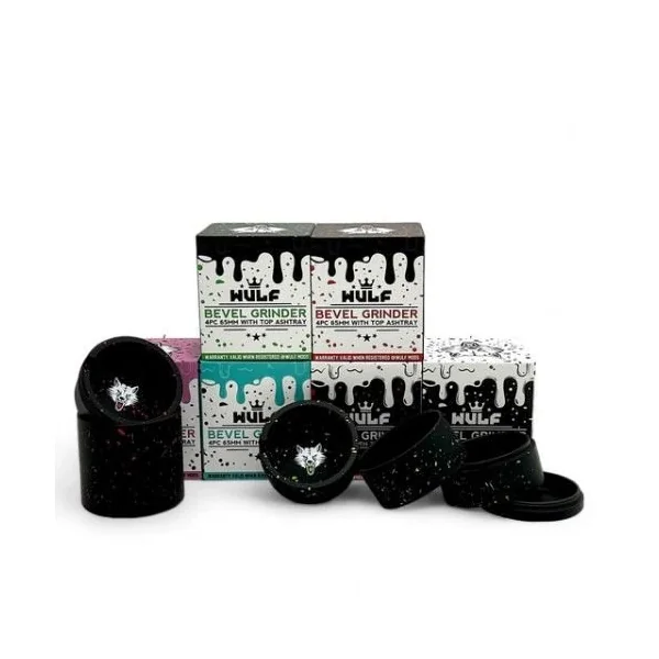 Wulf 4pc 65mm Bevel Grinder White/Red Splatter