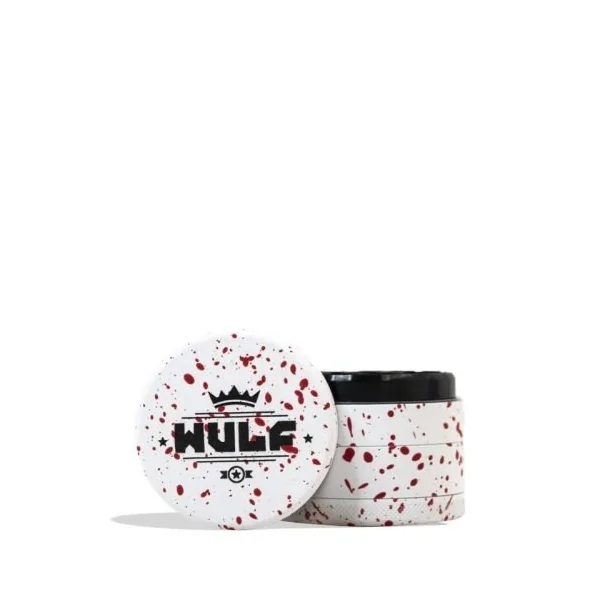 Wulf 4pc 65mm Spatter Grinder White/Red Splatter