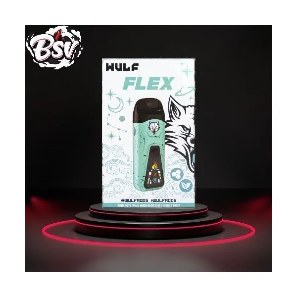 Wulf Flex Dual Use Concentrate/Dry Herb Vaporizer Teal/Black Spl