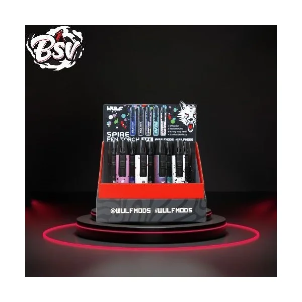Wulf Spire Pen Torch 9pk Display