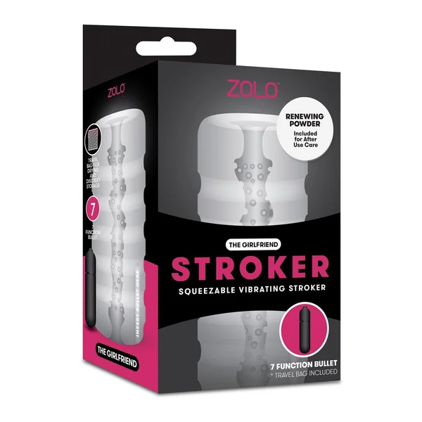 ZOLO GIRLFRIEND SQUEEZABLE VIBRATING STROKER