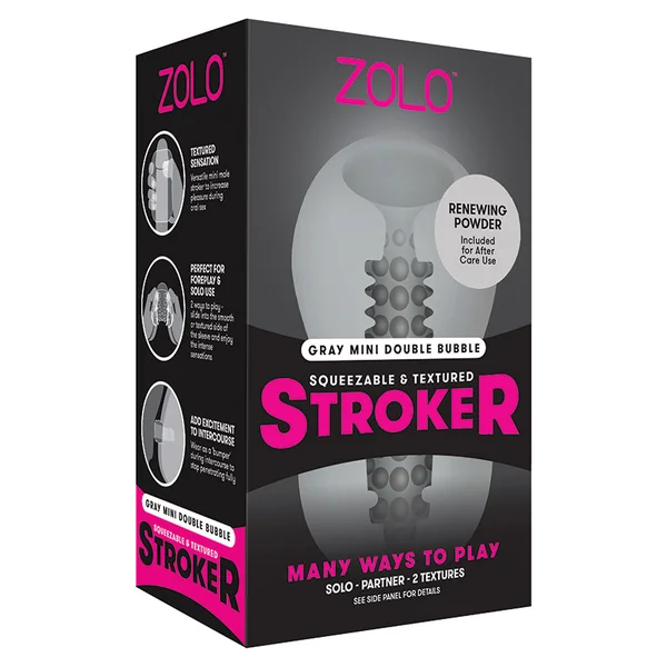Zolo Mini Double Bubble Stroker - Grey