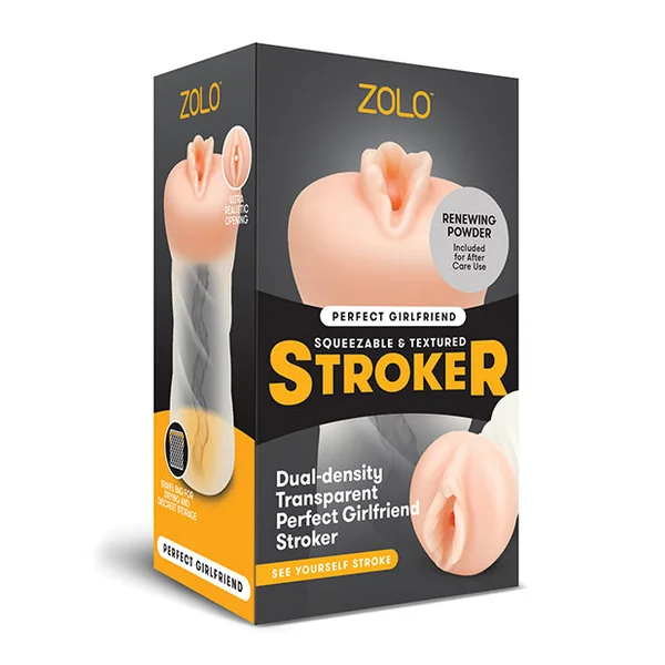 Zolo Perfect Girlfriend Dual Density Transparent Stroker